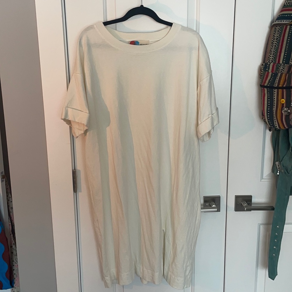 free people beach t-shirt dress